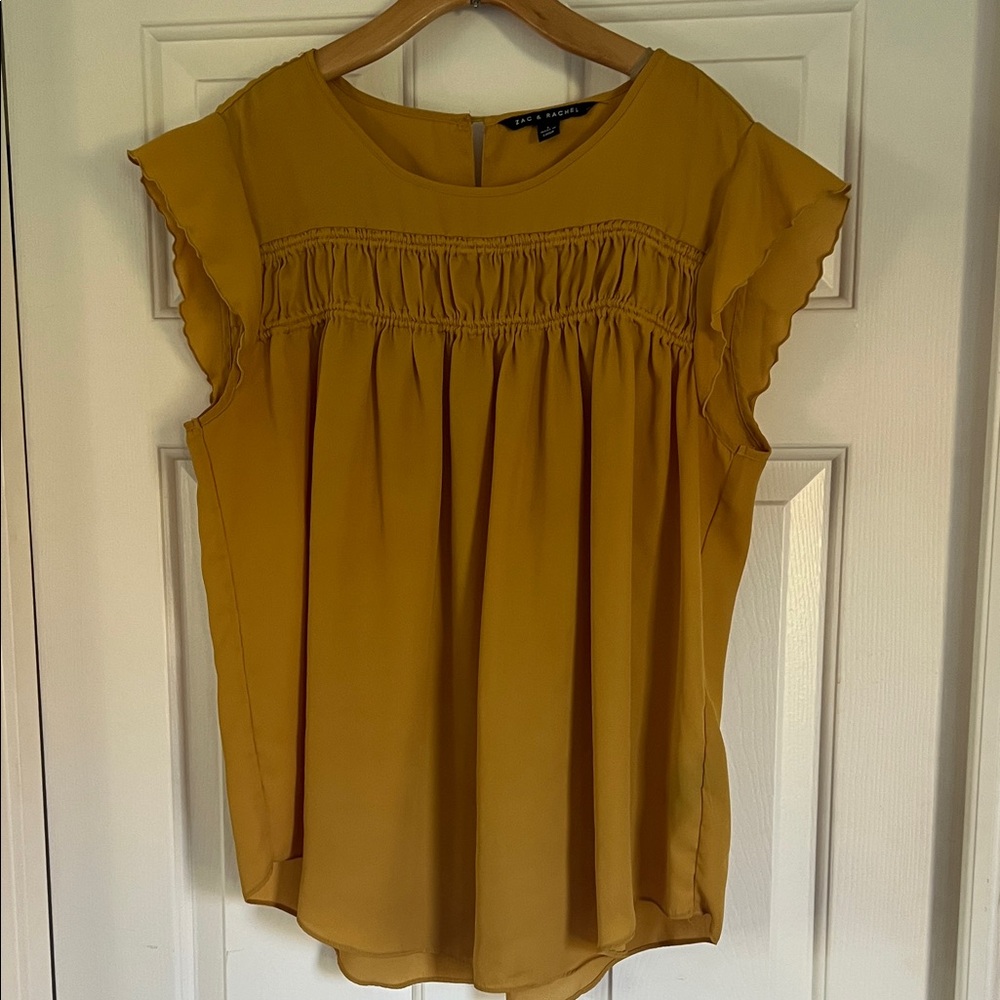Zac & Rachel Mustard Yellow Blouse